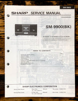 Sharp SM-9900 Amplifier Service Manual *Original*