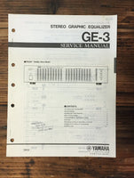 Yamaha GE-3 Equalizer Service Manual *Original*