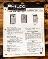 Philco Ford NT602 NT802 NT900 Radio Service Manual *Original*