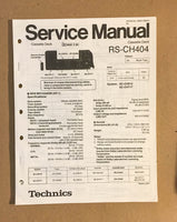 Technics / Panasonic RS-CH404   Service Manual *Original*