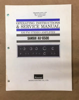 Sansui AU-6500 Amplifier Service Manual *Original*