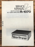 Luxman R-1070 Receiver  Service Manual *Original*