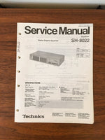 Panasonic SH-8022 Equalizer Service Manual *Original*