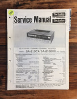 Technics SA-8100X Receiver  Service Manual *Original*