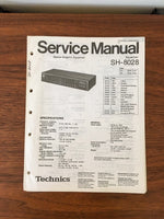 Panasonic SH-8028 Equalizer Service Manual *Original*