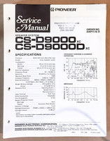 Pioneer CS-D9000 CS-D9000D SPEAKER Service Manual *Original*