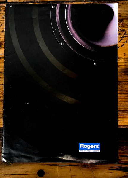 Rogers Speakers P20 22 24A  LS3/5A LS5/9 10 pg. Dealer Brochure *Original*