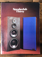 Speakerlab Model Thirty / 30 Speaker 3 pg Dealer Brochure *Orig*