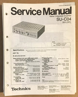 Technics / Panasonic SU-C04 Preamp / Preamplifier  Service Manual *Original*