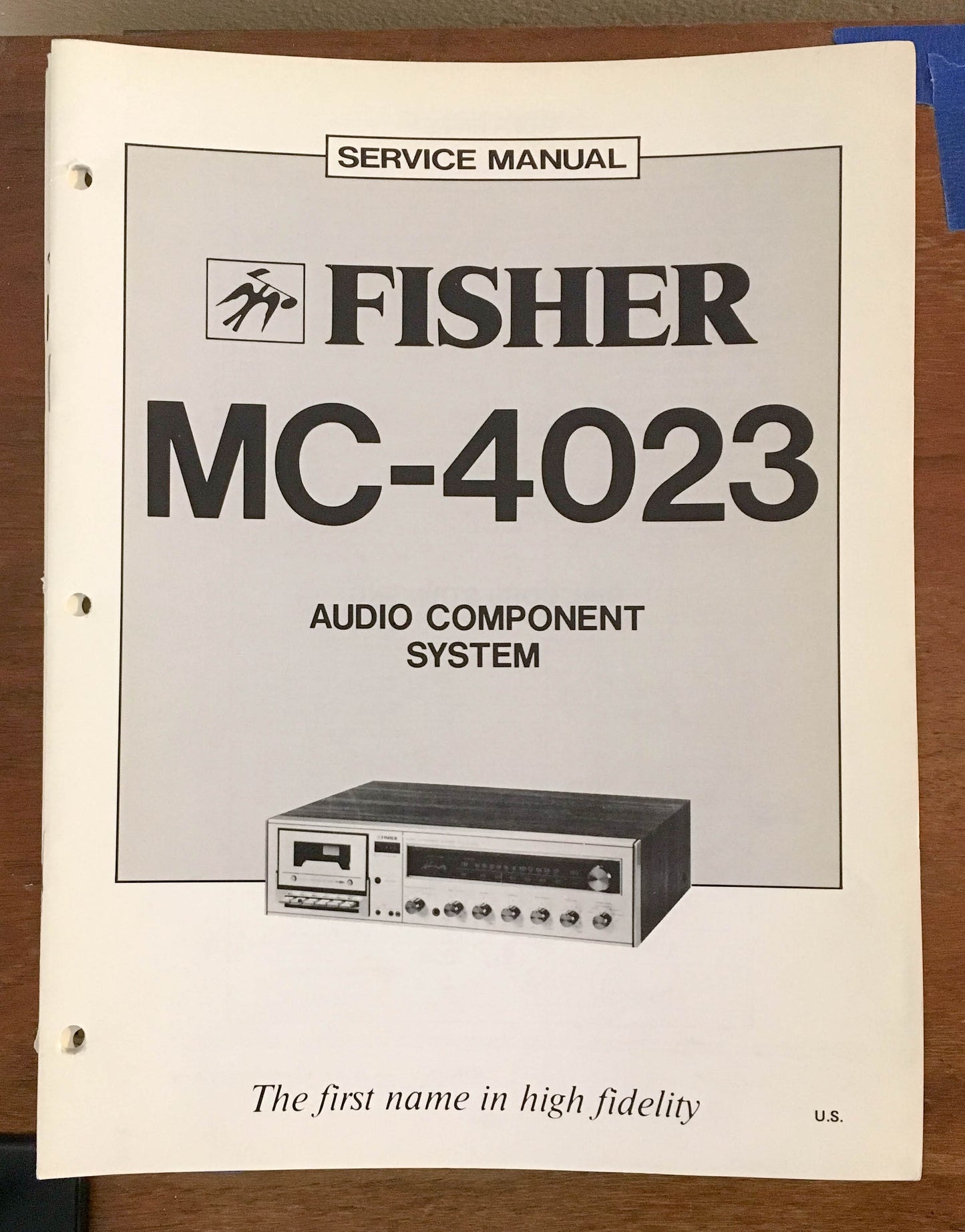 Fisher MC-4023 / MC4023 Stereo System Service Manual *Original*
