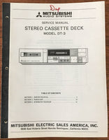 Mitsubishi DT-3  Service Manual *Original* #2