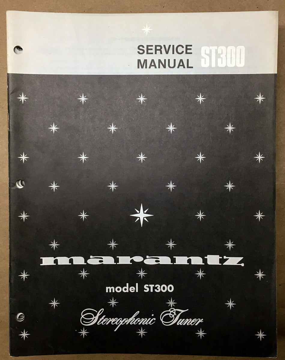Marantz ST-300 ST300 Tuner Service Manual *Original*
