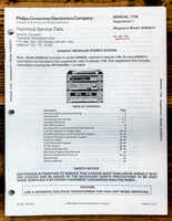 Magnavox AH808 AH808/57 Stereo Service Manual *Original*