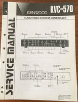 Kenwood KVC-570 Amplifier Service Manual *Original*