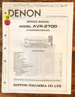 Denon AVR-2700   Service Manual *Original*