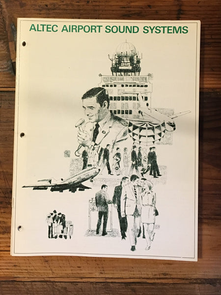 Altec "Airport Sound Systems" 7pg w/ Photos  Service Manual *Original*