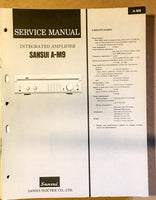 Sansui A-M9 Amplifier Service Manual *Original*