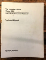 Harman Kardon HK Model 50+ 50 Plus Receiver Service Manual *Original*