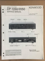 Kenwood DP-1050 / DP-2050 CD Player  Service Manual *Original*