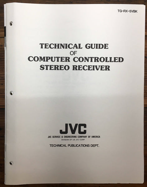 JVC Technical Guide of Computer Controlled Stereo Receiver   Manual *Original*