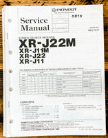 Pioneer XR-J22M -J11M -J22 -J11 Receiver Service Manual *Original*