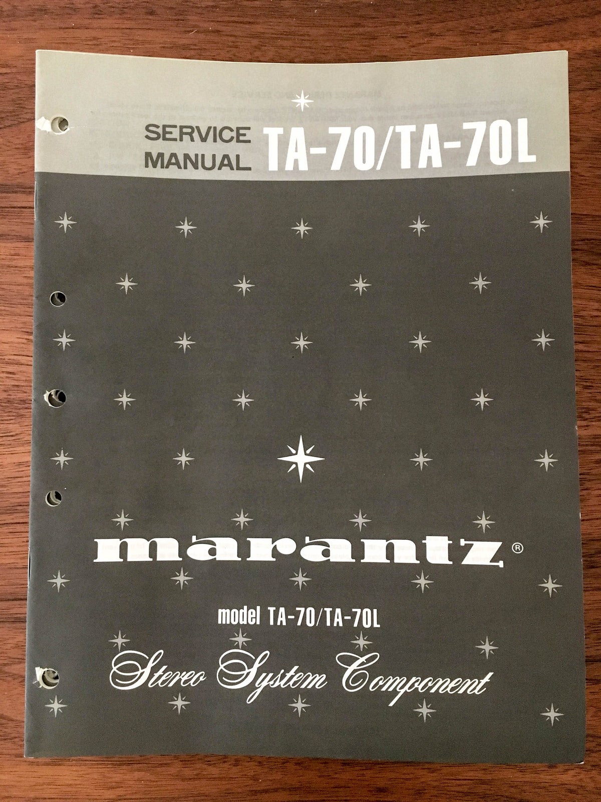 Marantz TA-70 TA-70L Amplifier Service Manual *Original*
