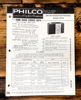 Philco Ford NT-912 NT912 Radio Service Manual *Original*