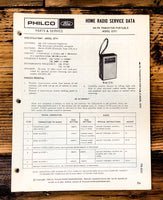 Philco Ford QT-91 QT91 Radio Service Manual *Original* #1