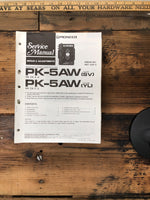 Pioneer PK-5 PK-5AW Cassette Service Manual *Original*