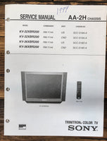 Sony KV-32XBR200 -36XBR200  TV  Service Manual *Original*