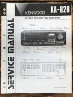 Kenwood KA-828 Amplifier  Service Manual *Original*