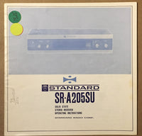 Standard Radio SR SR-A105SU Receiver  Service Manual *Original*