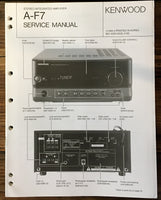 Kenwood A-F7 Amplifier Service Manual *Original*