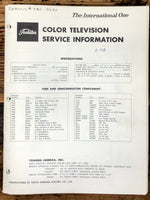 Toshiba C5A TAC-3230 TV / Television Service Manual *Original* #1