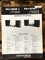 Pioneer RH-606 RH-6161 Stereo  Service Manual *Original* #2