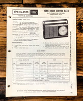 Philco Ford QT-92 QT92 Radio Service Manual *Original* #2