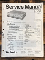 Technics SU-V9 Amplifier  Service Manual *Original*