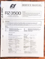 Sansui RZ-3500 Receiver  Service Manual *Original*