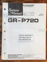 Pioneer GR-P720 Image Controller  Service Manual *Original*