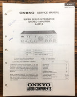 Onkyo A-8015 Amplifier  Service Manual *Original*