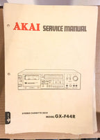 Akai GX-F44R Tape Deck Service Manual *Original*