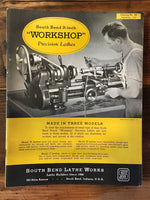 South Bend Lathes Cat. No 50 1939 47 pg.  Dealer Catalogue *Original*