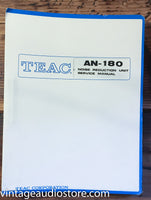 Teac AN-180 Noise Reduction  Service Manual *Original*
