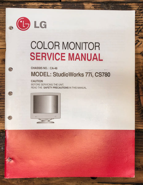 Monitor Service Manual *Original* – Vintage Audio Store - Vintage ...