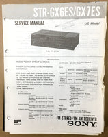 Sony STR-GX6ES STR-GX7ES Receiver Service Manual *Original*