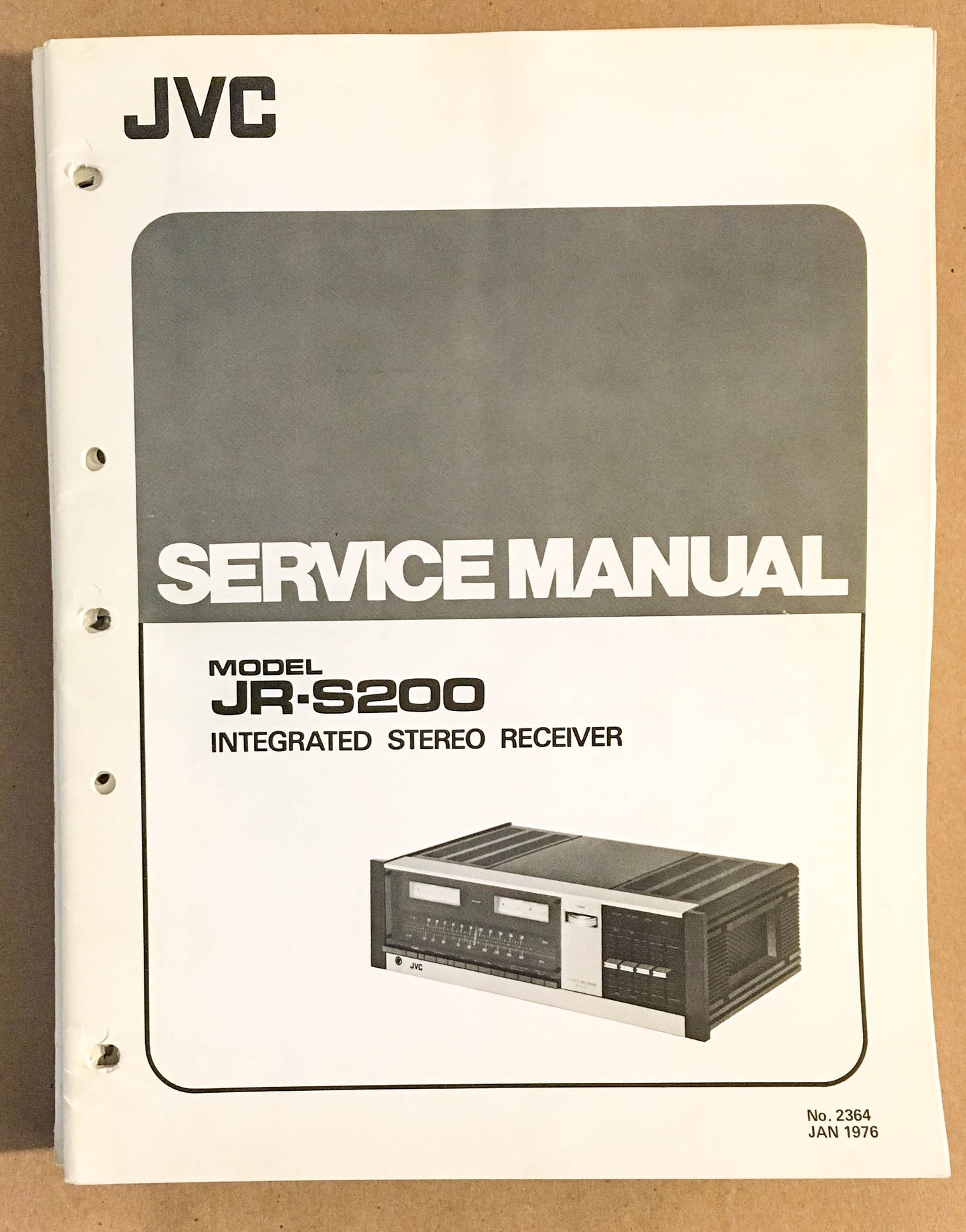 JVC JR-S200 Receiver  Service Manual *Original*