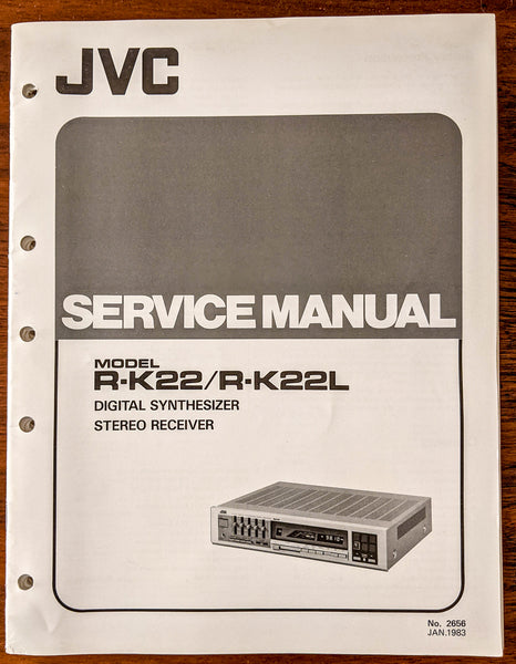 JVC R-K22 R-K22L Receiver Service Manual *Original*