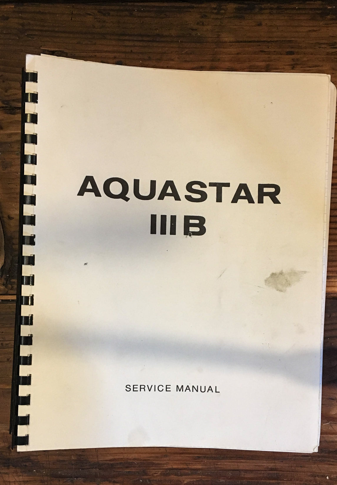 Aquastar Model IIIB 3b III B Projector Prelim. Service Manual *Original*