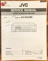 JVC AX-S331 BK AX-331BK Amplifier  Service Manual *Original*