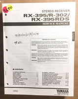 Yamaha RX-395 R-302 RDS Receiver  Service Manual *Original*